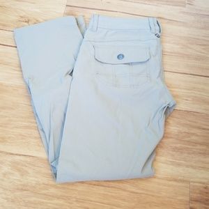 Prana Halle Pants 4 short khaki - like new!
